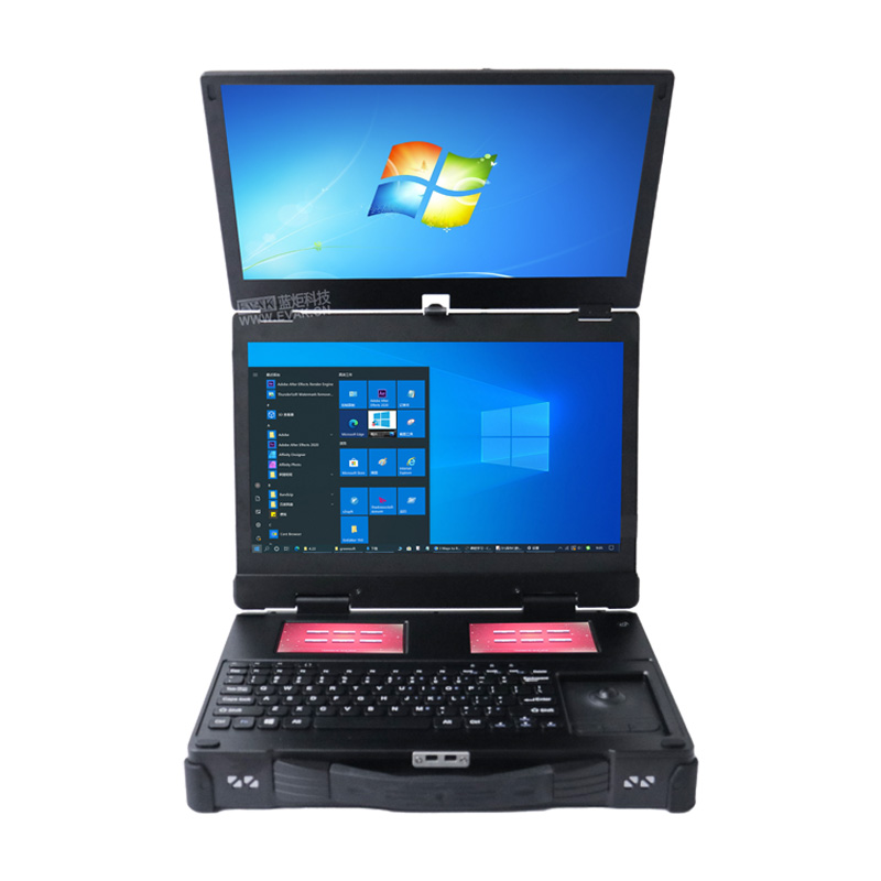 15.6 inch high performance Dual screen Rugged laptop computer（EPG-500U）